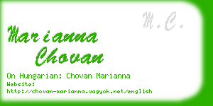 marianna chovan business card